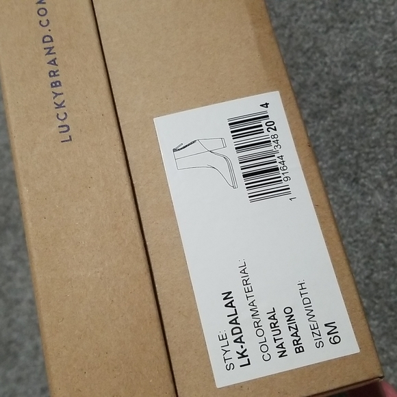 Lucky Brand LK ADALAN Booties In Natural Brazino 6M - Picture 2 of 11